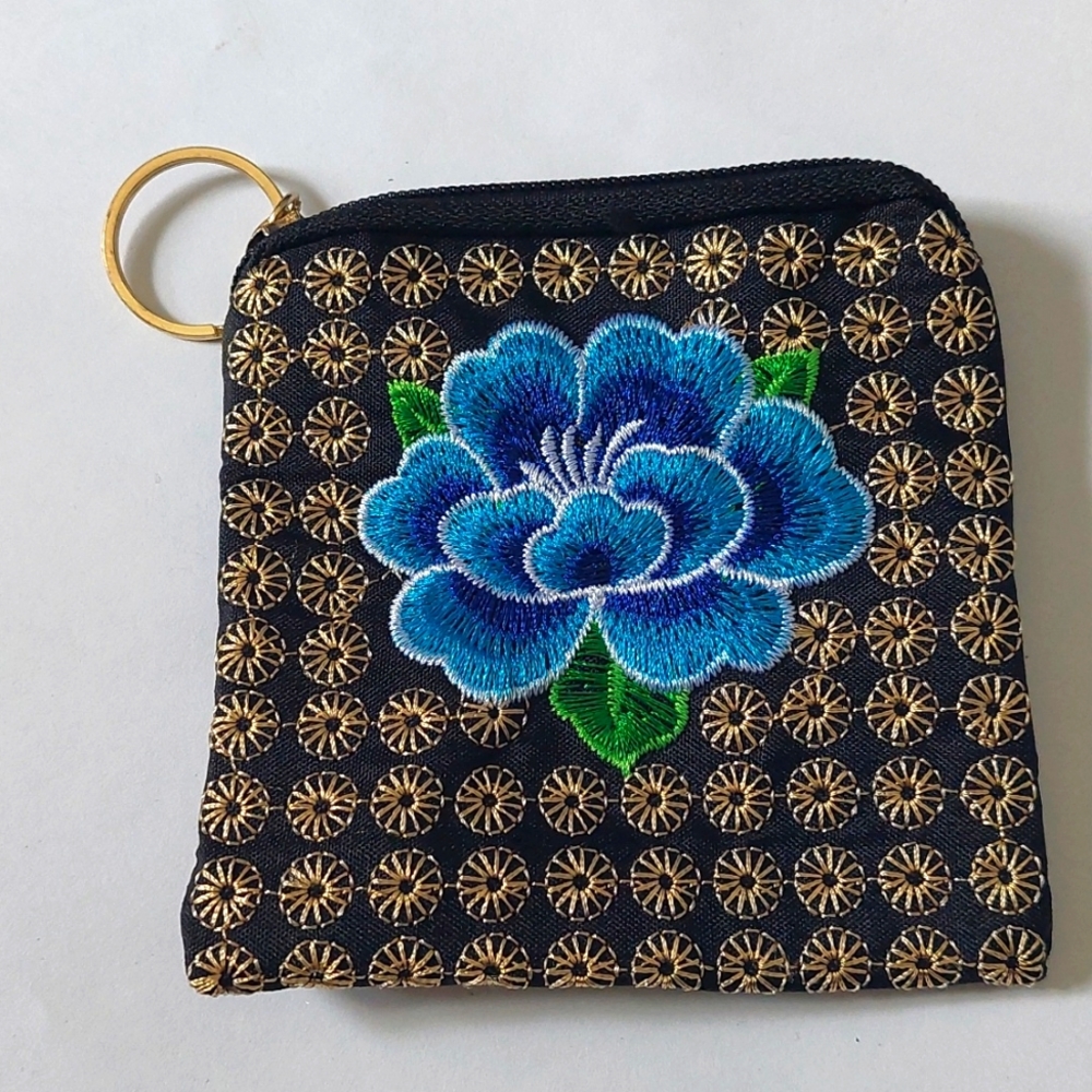 Embroidered Coin Purse